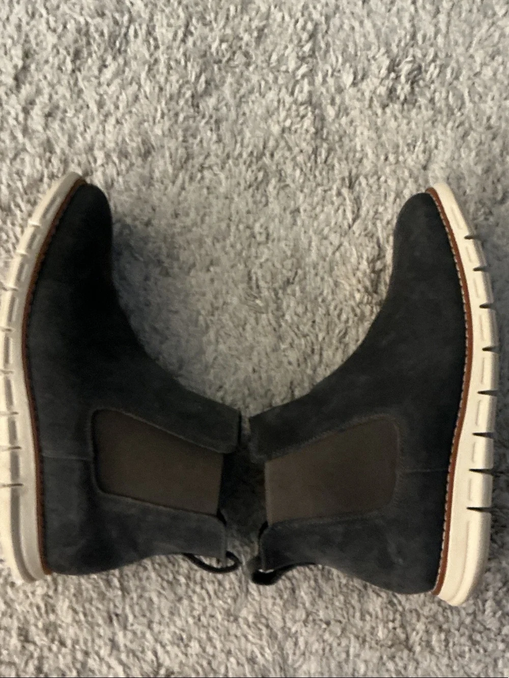 Bruno Marc Suede Chukka Boots grey size 9. Business casual preppy tennis prep